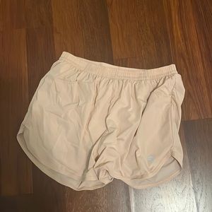 five pairs of athletic shorts